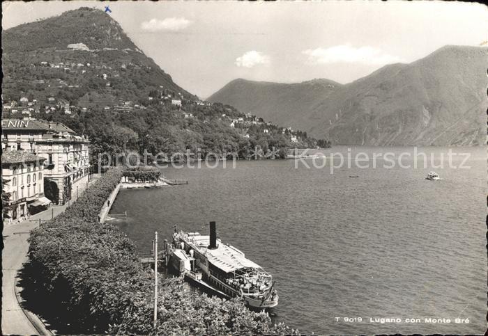 Dampfer Binnenschifffahrt Lugano Monte Bre