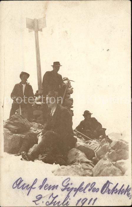 Bergsteigen Klettern Bergsteiger Bergpickel Gipfel Ortstock