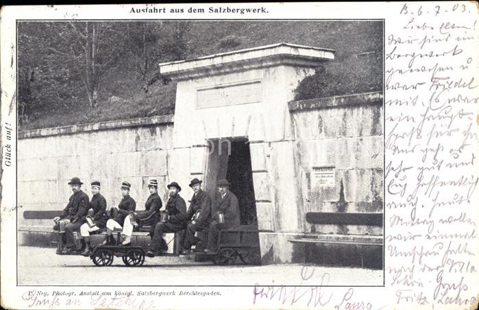 Salzbergwerk Ausfahrt Berchtesgaden