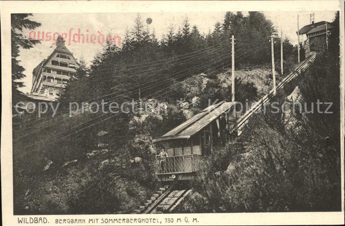 Zahnradbahn Wildbad Sommerberghotel
