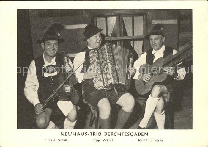 Musikanten Neuhaus-Trio Berchtesgaden Hansl Paroni