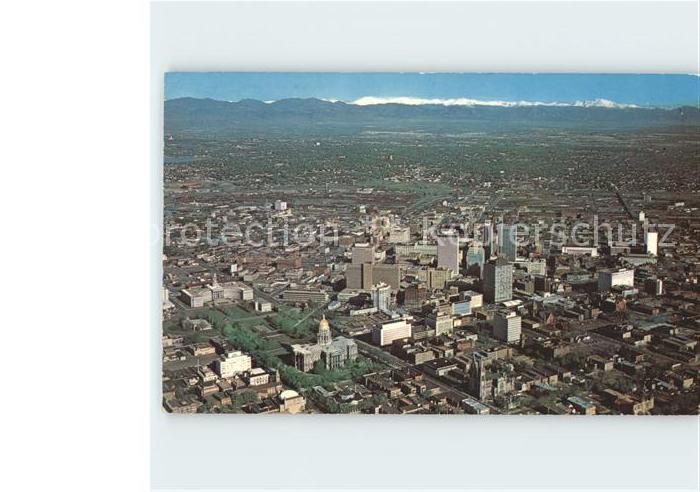 Denver Colorado Fliegeraufnahme Downtown