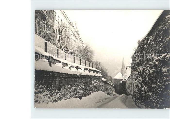 Tallinn Stadtmauer im Schnee