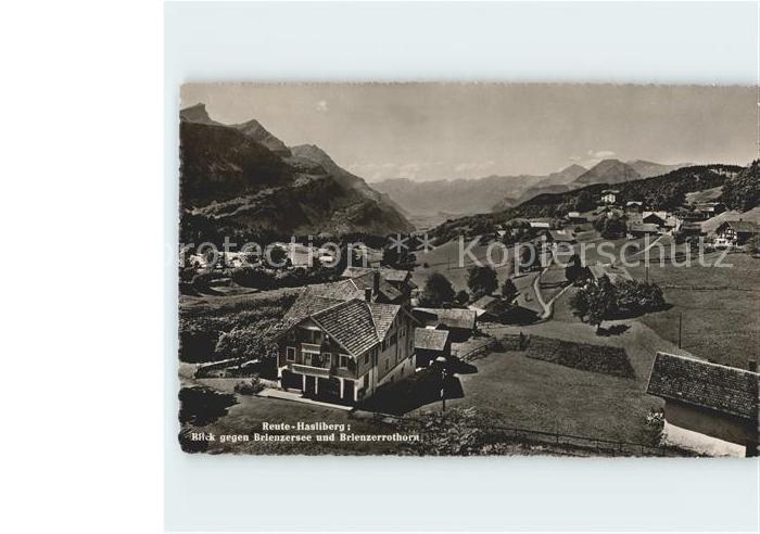 Hasliberg Reuti Brienzersee und Brienzerrothorn