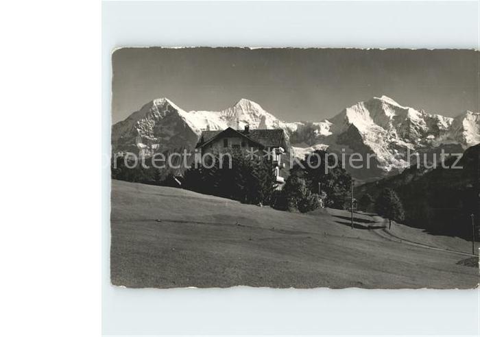 Beatenberg Amisbuehl Eiger Moench Jungfrau