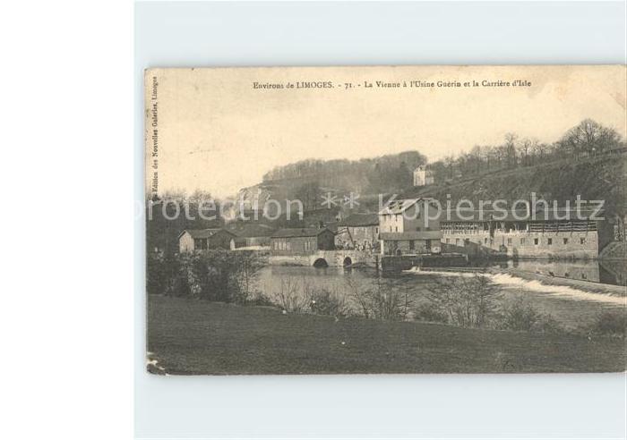 Limoges Haute Vienne Partie am Fluss