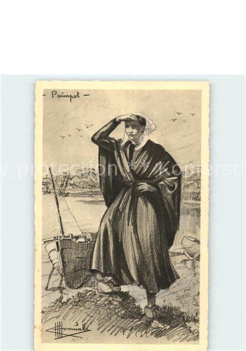 Paimpol Types et Costumes de France Dessins de