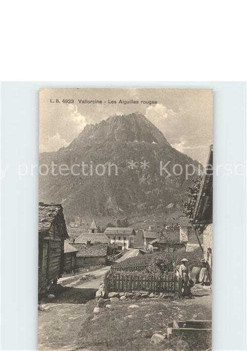 Vallorcine Haute Savoie Dorfpartie