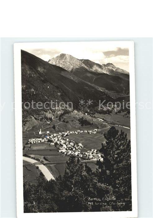 Zernez GR mit Ofenberg