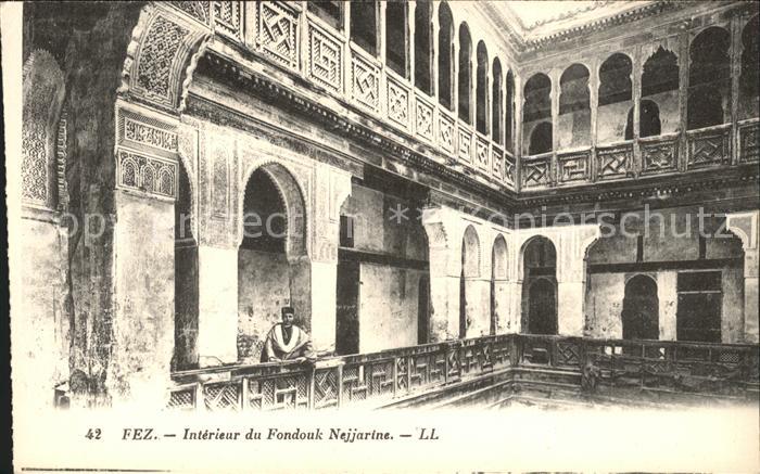 Fes Fez Maroc Interieur Fondouk Kejjarine