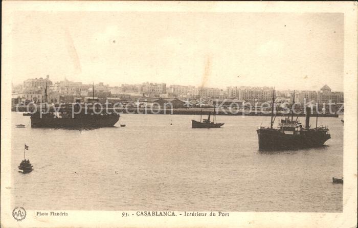 Casablanca Interieur Port Dampfer