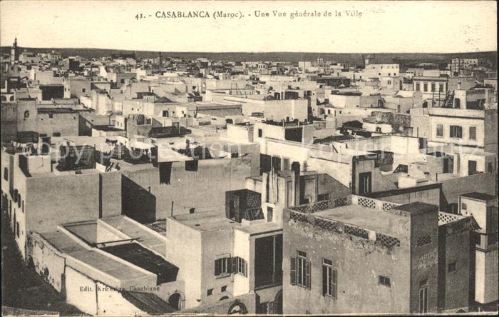 Casablanca Une Vue generale Ville