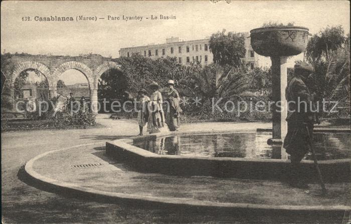 Casablanca Parc Lyautey Le Bassin