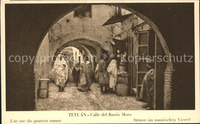 Tetuan Strasse maurischen Viertel