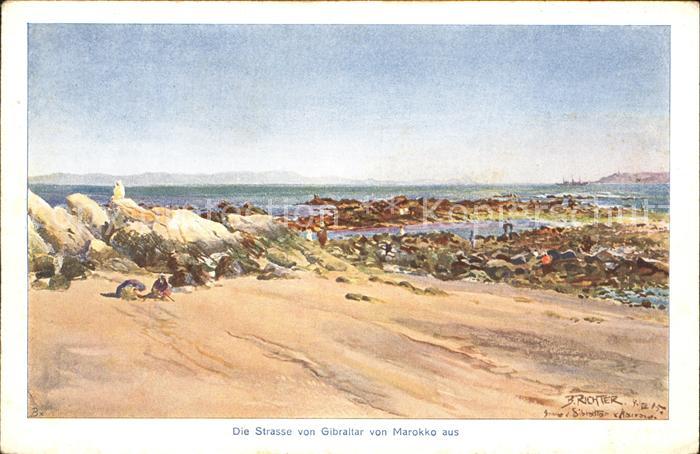 Gibraltar von Marokko aus Kuensterkarte
