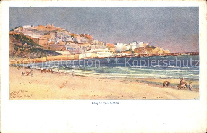 Tanger Tangier Tangiers von Osten Kuenstlerkarte Nr. 20 B. Richter