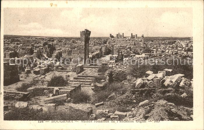 Marokko Maroc Bougrara Ruines romames Gigthi