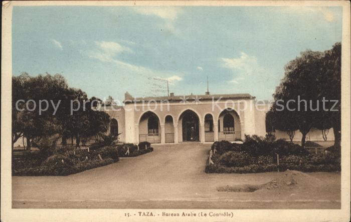 Taza Maroc Bureau Arabe Le Controle