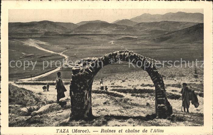 Taza Maroc Ruines chaine Atlas