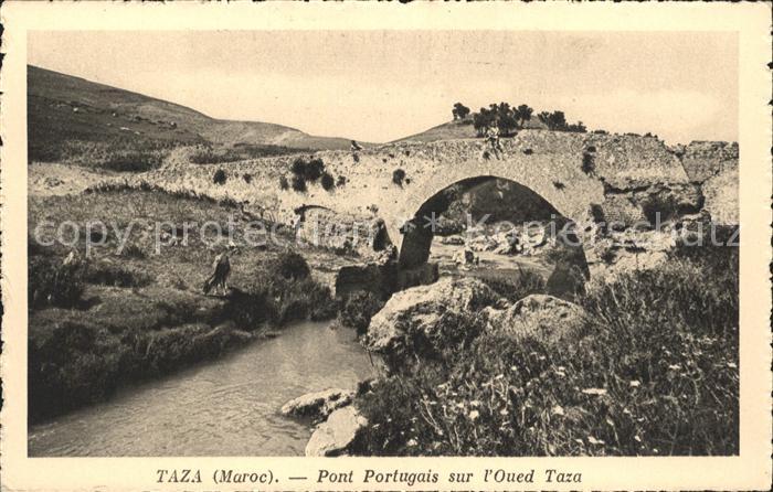 Taza Maroc Pont Portugais Oued