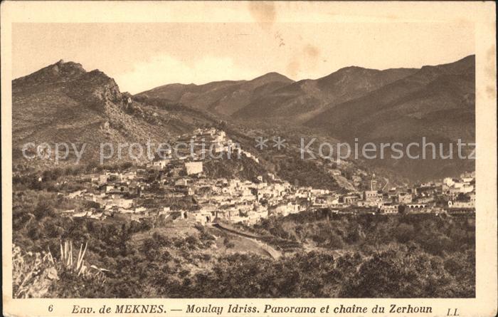 Meknes Moulay Idriss Zerhoun
