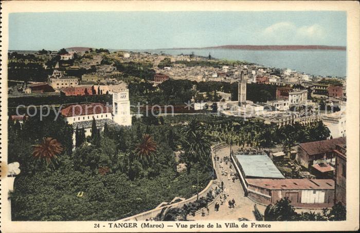 Tanger Tangier Tangiers Vue prise de la Villa de France
