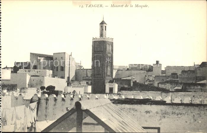 Tanger Tangier Tangiers Minaret de la Mosquee