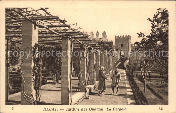 Rabat Marokko Jardins Oudaias La Pergola