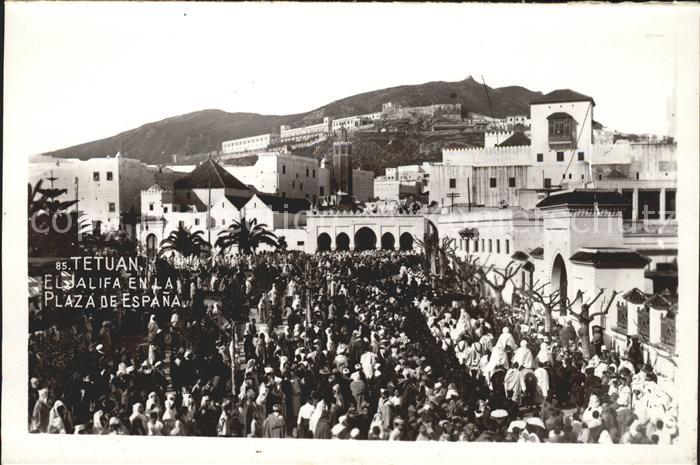 Tetuan El Jalifa en la Plaza Espana