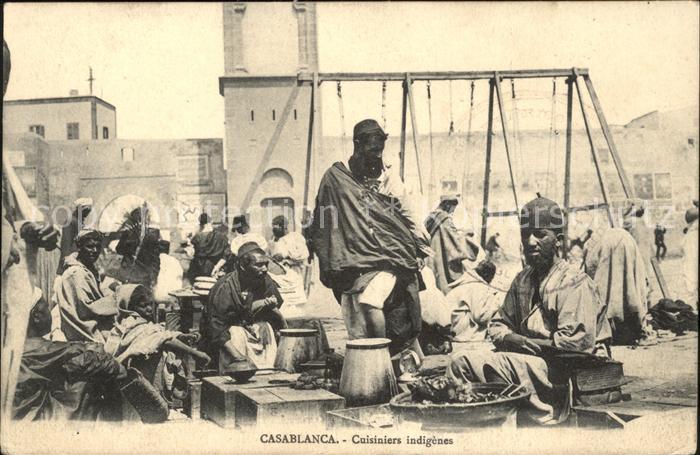 Casablanca Cuisiniers indigenes