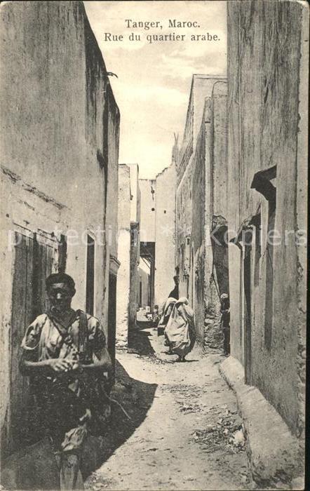 Tanger Tangier Tangiers Rue du quartier arabe