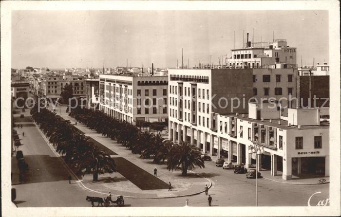 Rabat Marokko Avenue Marechal Lyautey