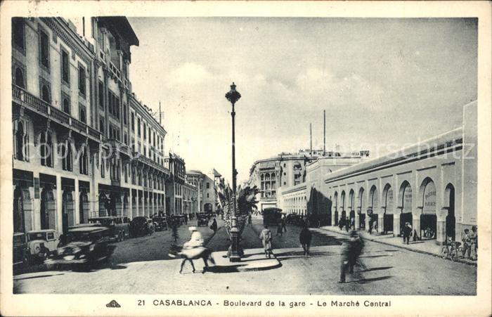 Casablanca Boulevard de la gare Le Marche Central