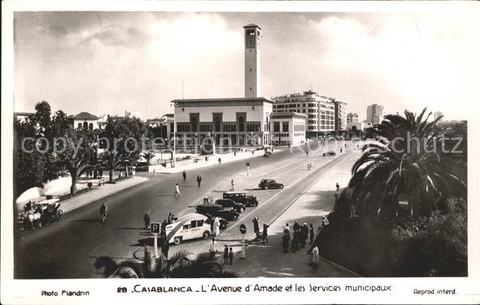 Casablanca Avenue Amade Services munipaux