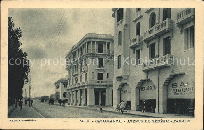 Casablanca Avenue General d Amade
