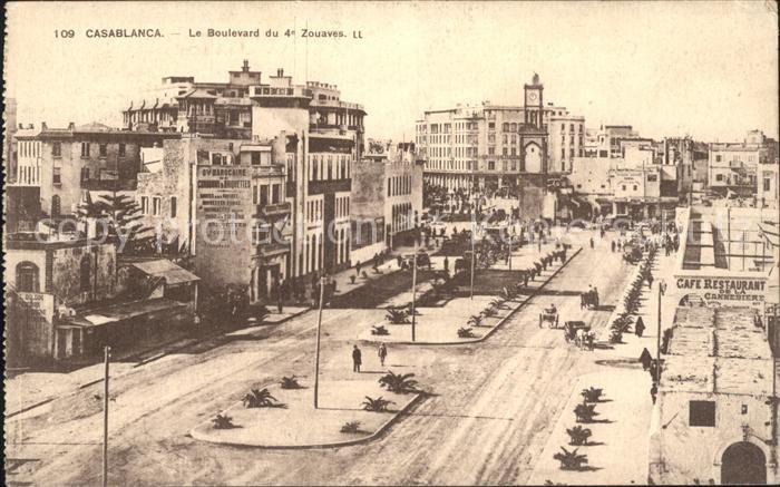 Casablanca Le Boulevard 4 Zouaves
