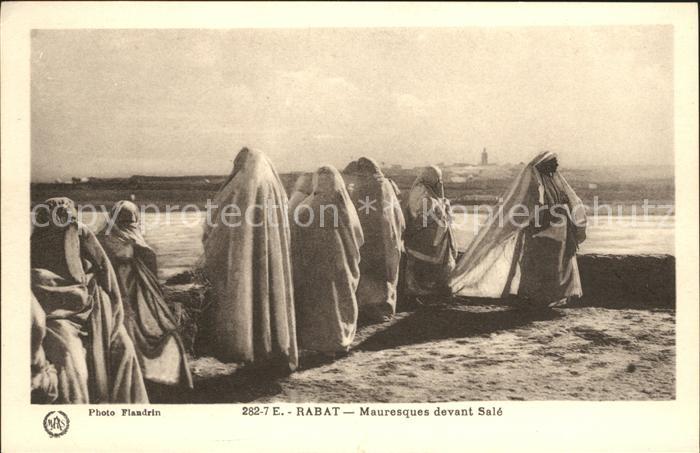 Rabat Marokko Mauresques devant Salé