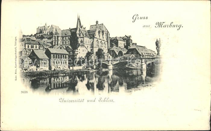 Marburg Lahn Universitaet und Schloss