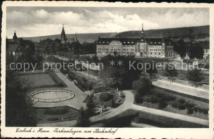 Einbeck Niedersachsen Parkanlagen am Bahnhof
