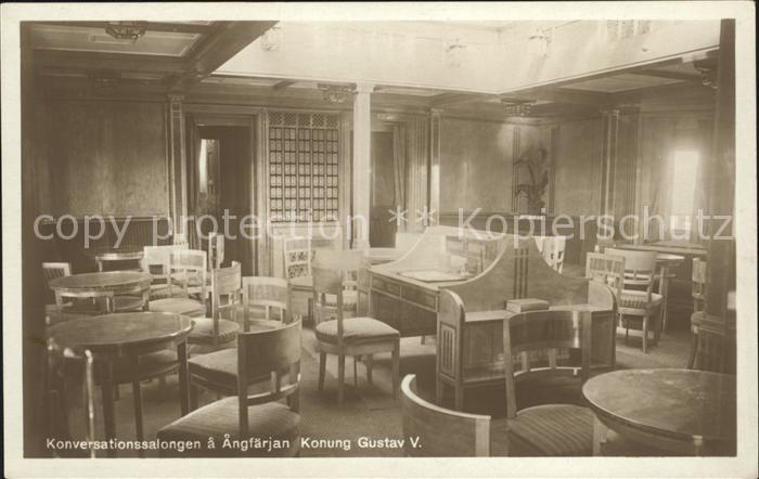 Helsingborg Konversationssalongen a Angfaerjan Konung Gustav V