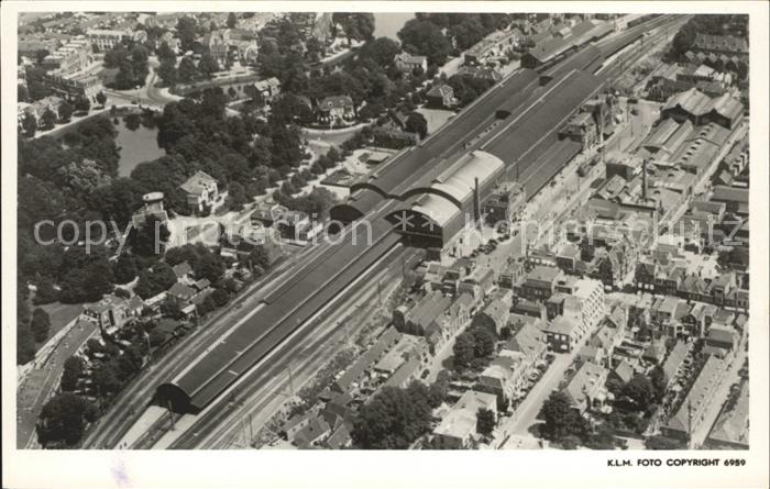 Haarlem Station en Prinsen Bolwerk Fliegeraufnahme
