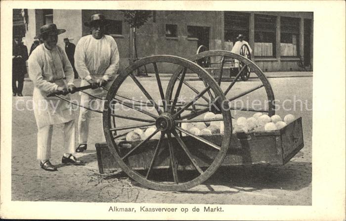 Alkmaar Kaasvervoer op de Markt