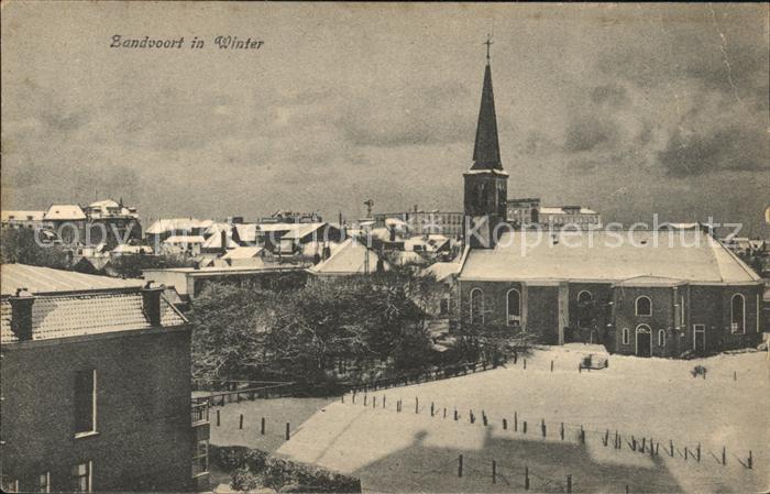 Zandvoort Holland Stadtansicht mit Kirche