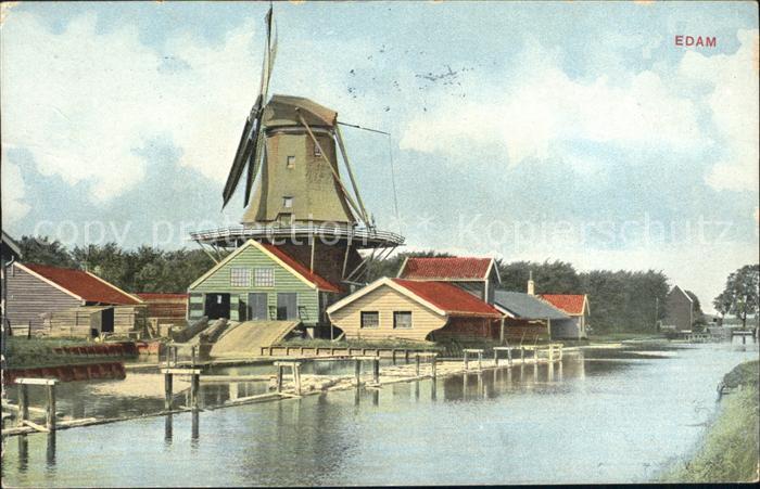 Edam Teilansicht Windmuehle