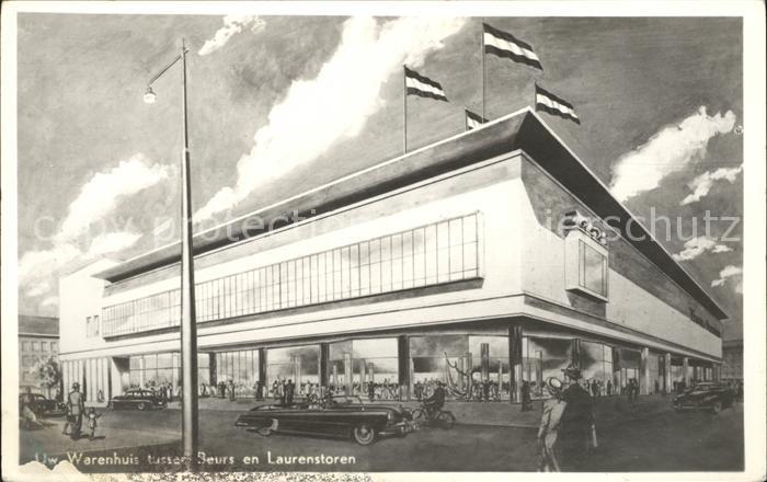 Beurs Antwerpen Uw Warenhuis tussen Beurs en Laurenstoren