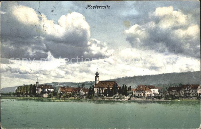 Hosterwitz Ortsansicht Kirche