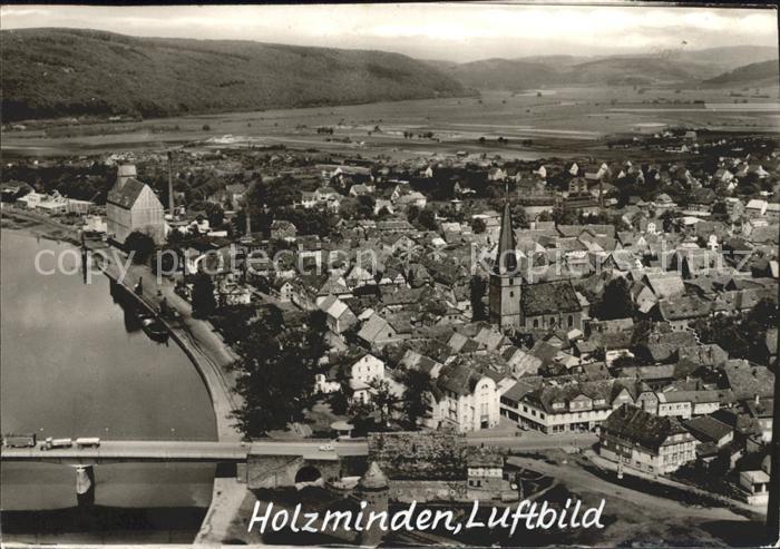 Holzminden Weser Fliegeraufnahme