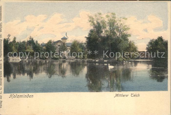 Holzminden Weser Mittlerer Teich