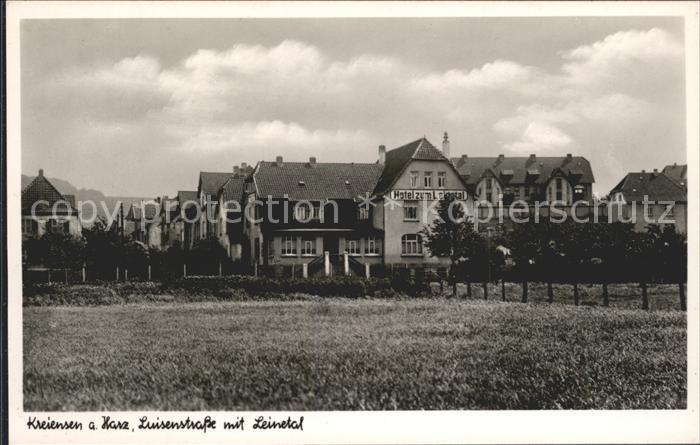 Kreiensen Luisenstrasse mit Hotel zum Leinetal