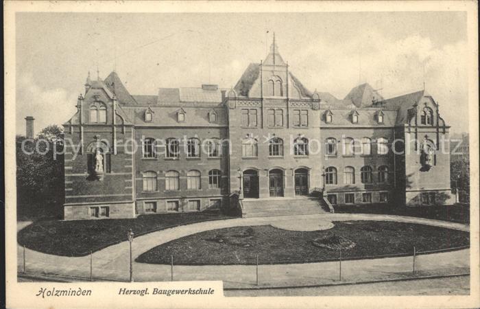 Holzminden Weser Herzogl Baugewerkschule
